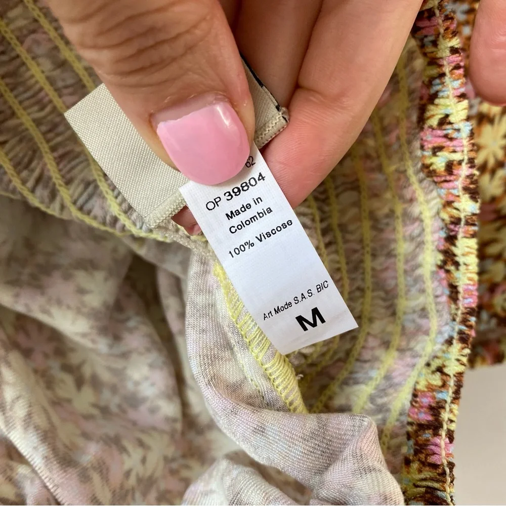 Maaji Radiant Crop Top In Natural Meadow‎ Autumn M - Picture 5 of 6